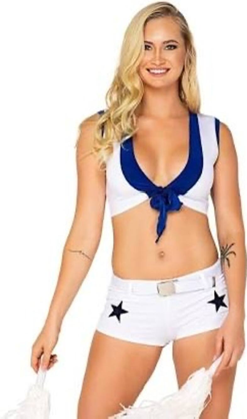 NEW Roma Touchdown Cheer Dallas Cowboy Cheerleader Costume Size Medium